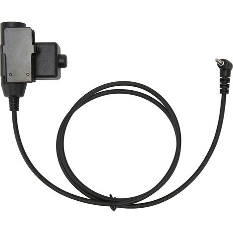 Adaptateur Push to Talk 3,5mm 1Pin à pince dorsale pour talkie-walkie Retevis RT40 RB15 RB615 (1/5)