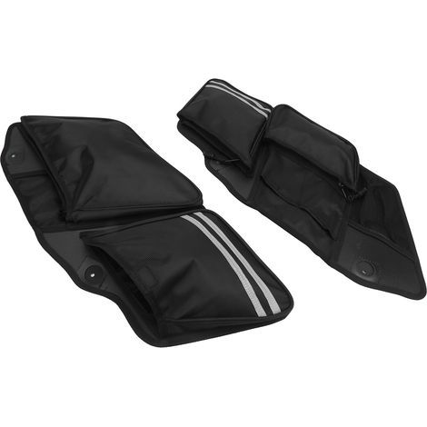 Wasserdichte Motorrad-Seitentasche aus Nylon, Gepäckträgertasche mit großem Fassungsvermögen, wasserabweisende Satteltasche (1/5)