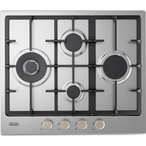 DE LONGHI - YLG 60 RFX piano cottura Acciaio inox Da incasso 60 cm Gas 4 Fornello(i)