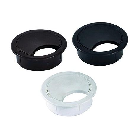 Tappo Passacavi Per Scrivania    Mm 60 - Colore Bianco