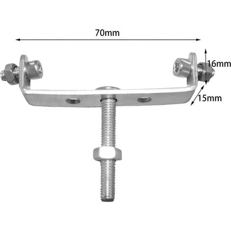 Adaptateur de fixation pour porte-bagages arrière de vélo, connecteur universel en métal pour VTT/vélos pliants, installation facile (1/3)