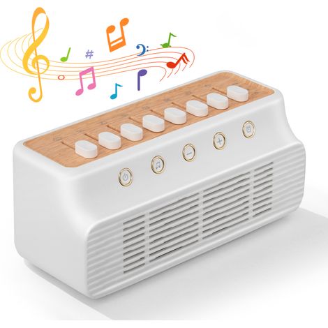 Machine à bruit blanc, aide au sommeil portable, 8 modes de mixage de sons naturels, minuterie pour haut-parleur Bluetooth, convient pour dormir à la maison et au bureau. (1/5)