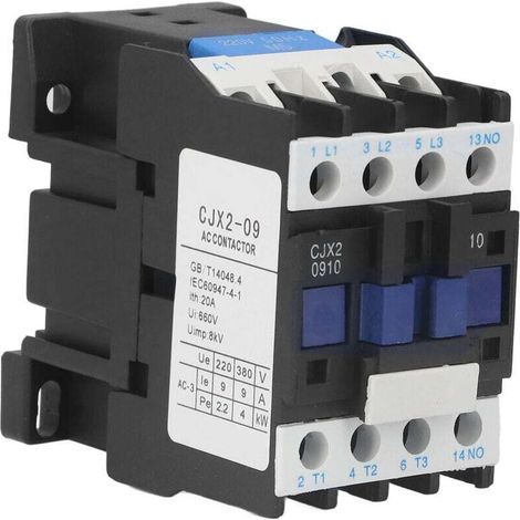 AC NO contactor coil for motor power control indicators CJX2-0910 220 V 50 Hz 9 A (1/5)