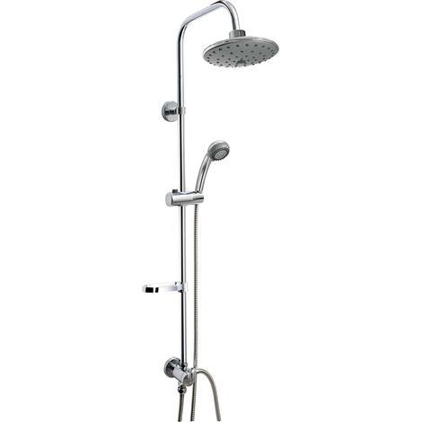 Colonna doccia tonda Cromato CARBONIA