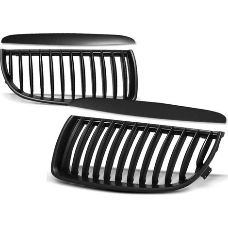 Paire de grilles calandre BMW serie 3 E90/E91 de 03/2005 a 08/2008 Noir-27318075