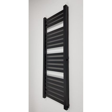 Badheizkörper-Handtuchtrockner BERYL 115 x 44 cm mattschwarz