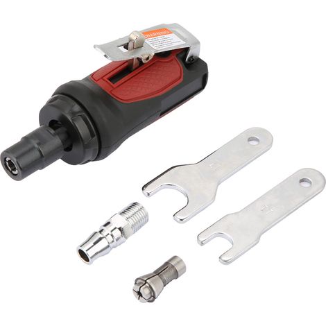 Ortviai Meuleuse Pneumatique d'Angle Mini 25 000 tr/min, Mandrin 3 mm / 6 mm, Corps en Cuivre (1/5)