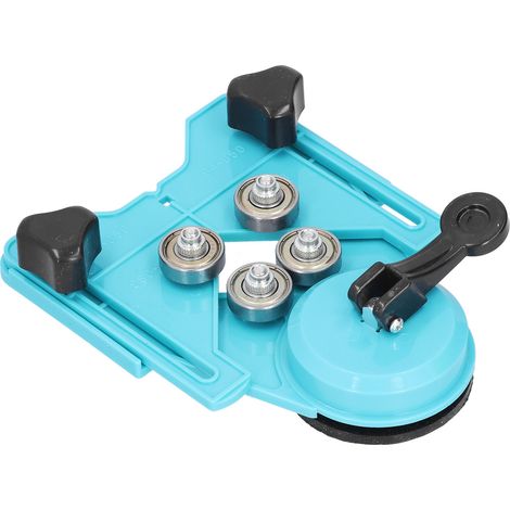 Outil de perçage et de positionnement pour carreaux de verre et de céramique, outil de perçage et de fixation pour carreaux, verre et marbre (1/5)