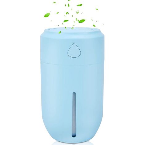 Humidificateur De Voiture, Mini Humidificateur Portable, Humidificateur De Bureau Personnel USB pour Voiture, Humidificateur d'air Silencieux pour Voiture, Chambre De Bébé, Voyage De Bureau