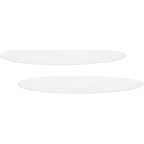 Diffuseur de Lampe de Plafond pour Éclairage Confortable Rond Blanc en Acrylique 2pcs, Panneau Diffuseur de Lumière LED et Amélioration Visuelle à Domicile ou Bureau (1/5)