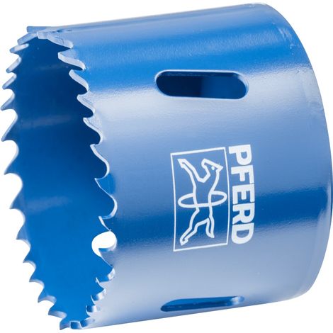 PFERD TOOLS Bi-Metall Lochsäge Co8/M42 Ø 54 mm Schnitttiefe 31 mm für Stahl, Edelstahl, Blech, Holz (1/4)
