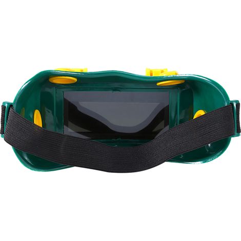 Solarbetriebener, selbstverdunkelnder Schweißhelm, Schweißer-Augenschutzmaske, funkenfreie Schutzbrille (1/5)