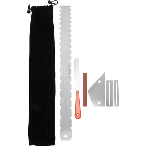 Outil de Réparation Guitare, Lime à Polir Frettes, Règle de Nivellement, Kit d'Entretien pour Instruments à Cordes (1/5)