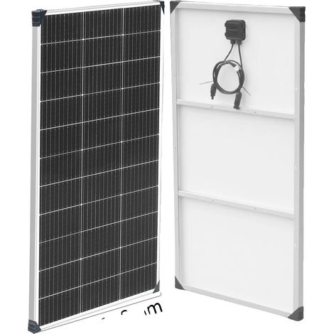 Panneau Solaire, Construction Monocristalline, Haute Efficacité, 120W Blanc (1/2)