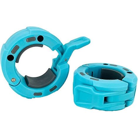 Colliers de serrage à dégagement rapide pour barres d'haltères, clips de verrouillage pour barres de diamètre standard, idéaux pour l'haltérophilie, la musculation et le bodybuilding. (1/5)