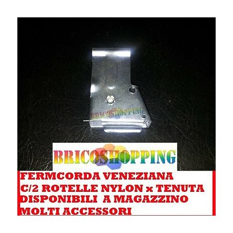 Ricambi Veneziane Staffa Blocca Corda Filo Tenuta Corda Tenda Veneziana Rotelle