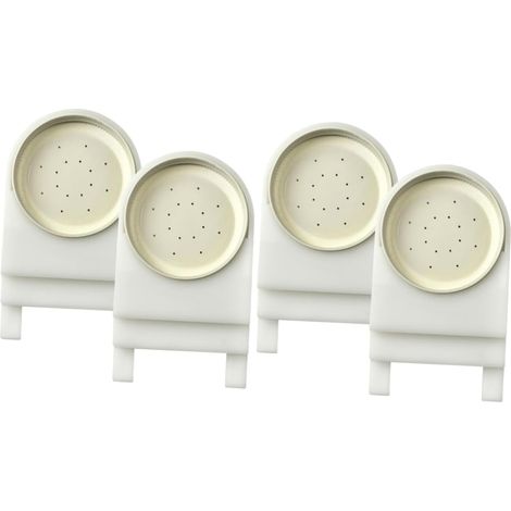 4pièces Nourrisseur Entrée De Ruche Pour Abeilles Avec Couvercle Perforé Nourrisseur Plastique Pour Apiculture Blanc (1/5)