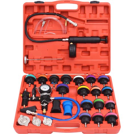 Kit di prova della pressione del radiatore da 28 pezzi 020004270