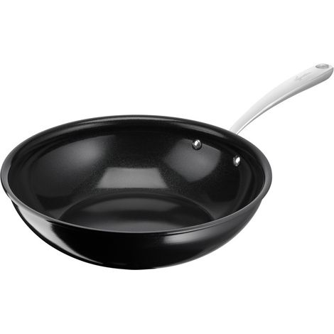 Poêle wok en aluminium 28cm noir - Lagostina - 010275041828 (1/4)