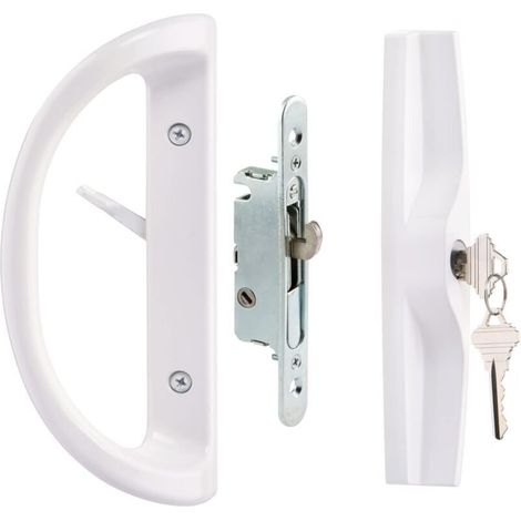 Aluminium sliding window with sliding handle lock (1/4)