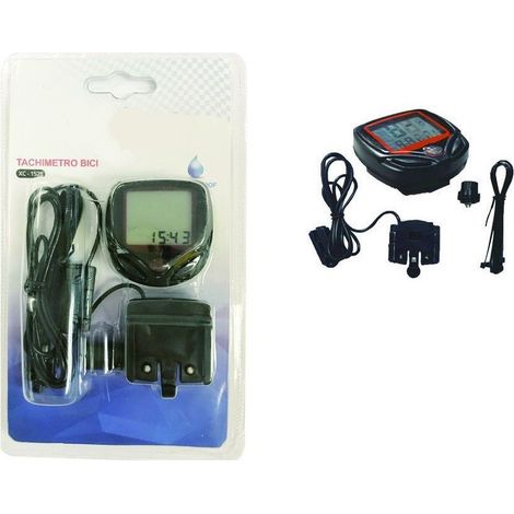 TRADE SHOP - Tachimetro Per Bicicletta Bici Computer Con Display Digitale Ciclismo Xc-1528 - (1/2)