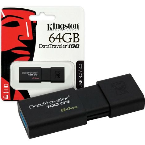 Chiavetta USB 64GB KINGSTON DataTraveler G4 USB 3.1 Gen 1 (USB 3.0)