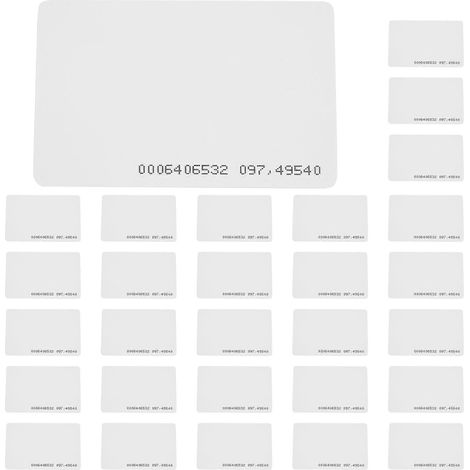 1000 cartes RFID de contrôle d'accès, carte à induction de champ proche intelligente EM4100 TK4100 125 kHz, pour clés de contrôle d'accès (1/5)