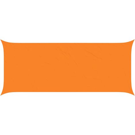 vidaXL Voile d'ombre Orange 6 x 2,5 m 100 % polyester Oxford