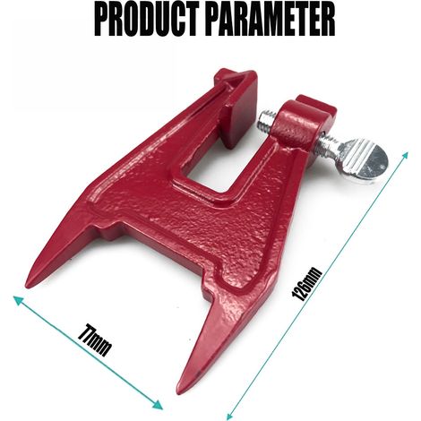support de plaque de guidage Meuleuse de chaîne portable à manivelle avec plaque de guidage et support une meuleuse de chaîne manuelle pour un usage domestique. (1/5)