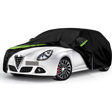 Vollgarage Autoabdeckung für Alfa Romeo Giulietta 2010-2020, atmungsaktiv, wasserdicht, mit Schloss (1/5)