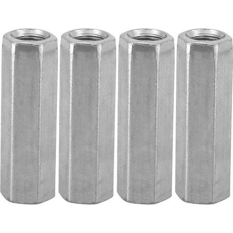 Écrou de tige hexagonale longue, 10 pièces écrou de tige longue M8 en acier au carbone hexagonal écrou à manchon hexagonal entretoise attaches filetées pièces de réparation(M840) (1/5)