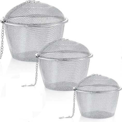 Lot de 3 pièces ultrasonique nettoyeur Baskets ultrasonique nettoyage Solution ultrasonique pièces nettoyeur bijoux (1/5)