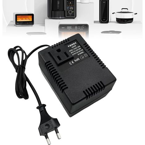 Convertisseur de tension 220 V vers 110 V, 300 W, adaptateur secteur de voyage, convertisseur de tension, prise européenne (1/5)