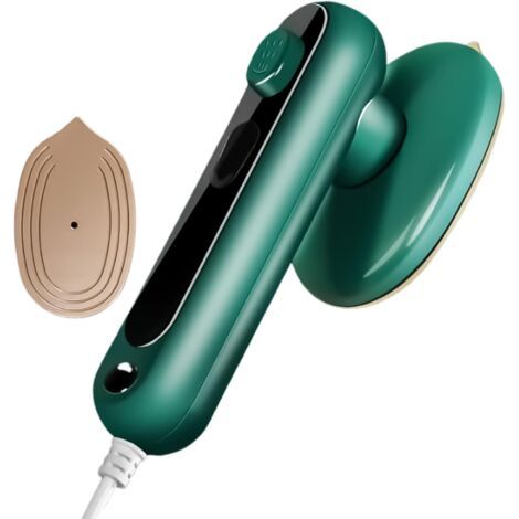 QORVA-Mini Fer à Repasser de Voyage 40W Mini Fer à Vapeur Portable Machine à Repasser Légère et Légère à Vapeur Micro Fer à Vapeur pour La Maison avec 80ml D’Eau pour Les Voyages et à La Maison