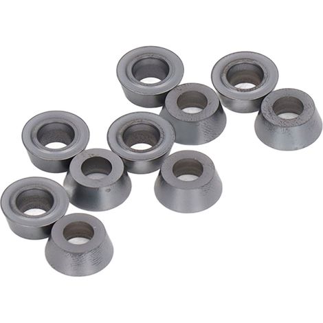 10 Stück CNC-Hartmetall-Wendeschneidplatten, indexierbare, beschichtete Drehmaschinen-Ersatz-Fräseinsätze für industrielle Anwendungen (1/5)