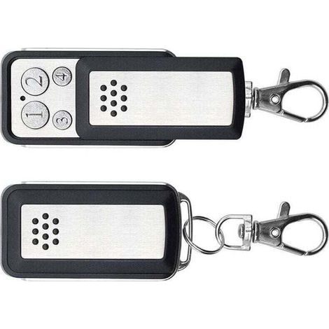 Telecommande Portail, 2 Pièces Télécommandes de Garage 433,92 MHz, Bip Portail Universelle pour 114253 104257 104251, Compatible avec A-vid-sen, Ex-tel, T-hom-Son, 4 Boutons (1/5)