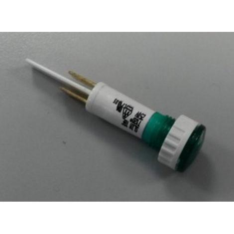 Piloto señalizacion verde rosca d:10 mm 230V