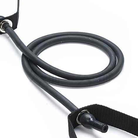 13,6 kg (30 lb) schwarzes TPE-Elastikseil für gerade Klimmzüge, Krafttraining und Fitness. (1/4)