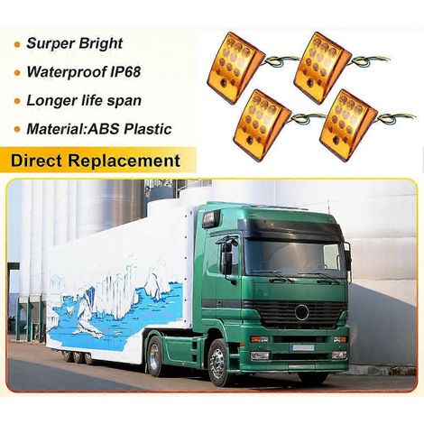 feux de position latéraux à LED pour camions A9418200521, compatibles avec les feux de gabarit latéraux Mercedes Actros MP1 MP2 MP3 9418200921 (1/5)
