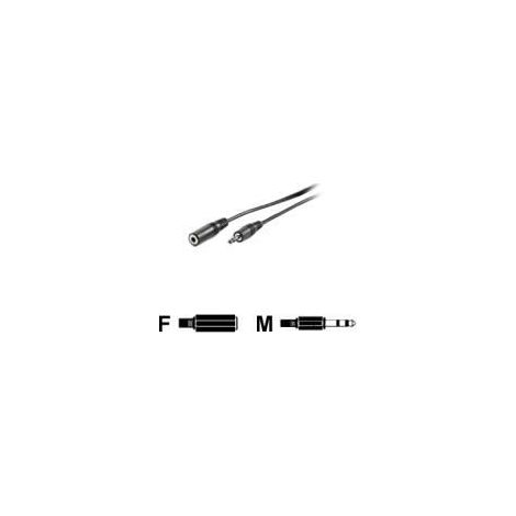 Roline - Rallonge de câble audio - 10m - Connecteurs mini jack stéréo 3,5 mm - Blindée
