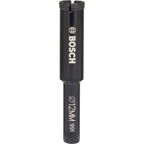 Bosch – Foret diamant à eau pour céramiques dures – Ø 12mm – Longueur 35mm – Compatible avec perceuses sans fil – Refroidissement à eau recommandé (1/2)
