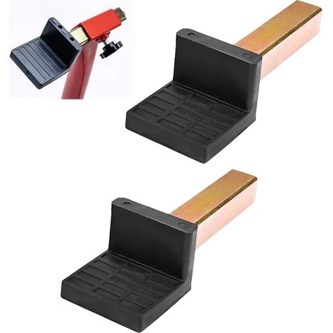 Support de griffe de support de moto, support de griffe pour adaptateur oscillant, support de fourche pour support de montage, crochet de trépied pour levage de moto (tube carré, L, 1 paire) (1/5)