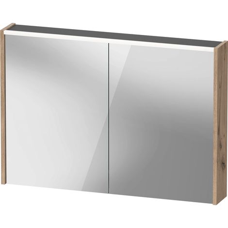 Duravit D-Code Spiegelschrank, Steckdose Typ E (FR, BE), 2 Türen, (1/2)