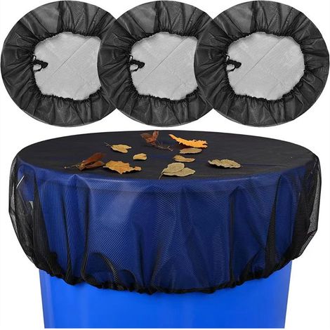 Couvercle Seau Récupération Eau – Filet Maille 38x51 cm – Filtre à Feuilles Anti-Insectes – Pour Récupérateur Eau Pluie, Jardin, Camping, Survie (1/5)