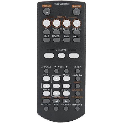 Télécommande RAV28 EU pour amplificateur domestique -6030 RX-V361 noire (1/5)