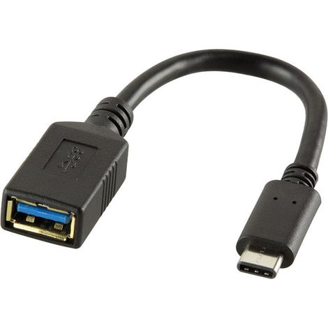 LogiLink USB-C auf USB-A Adapter – 5 Gbit/s, für Smartphones, Tablets, Laptops (1/4)