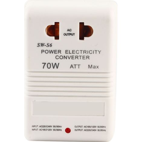 Lightweight voltage converter and power transformer, mainly used for household appliances, 0W 110V/120V to 220V/240V (1/5)