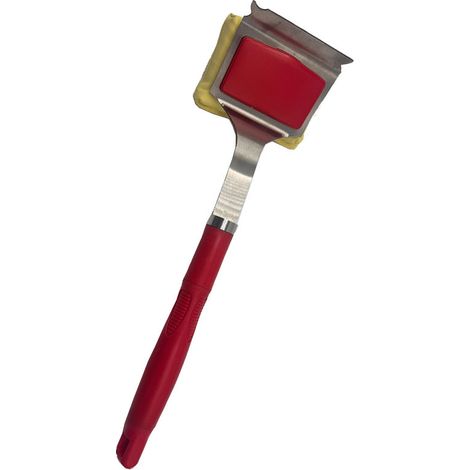 Tête de nettoyage grattoir remplaçable pour barbecue, sans balais - Outil de nettoyage durable et unique pour grilles en fonte ou en acier inoxydable, nettoyant pour grils (grill-AquaForge
