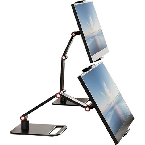 Support portable pour écran de 6 à 17,3 pouces, support de bureau extensible pour écran, support pour tablette de 12,9 pouces (1/4)