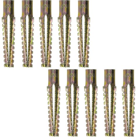 Beijiyi – Lot de 10 chevilles à expansion en métal M8x60mm – Fixation béton, carreaux de plâtre – Résistance élevée, montage stable (1/5)